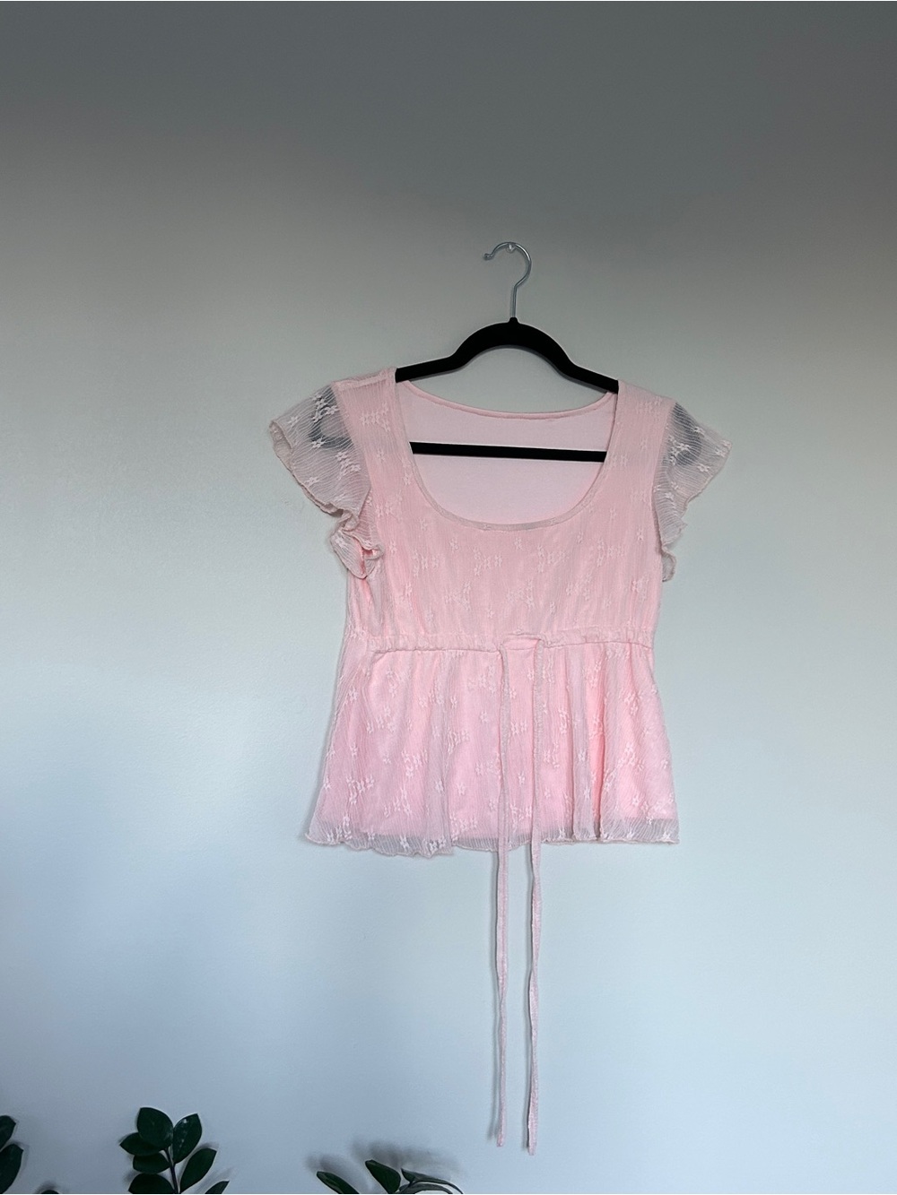 Pink Babydoll Top